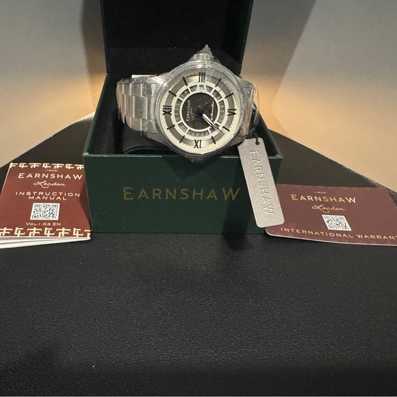 NWT Earnshaw Maudslay (Skeleton Automatic) Watch - Picture 2 of 6